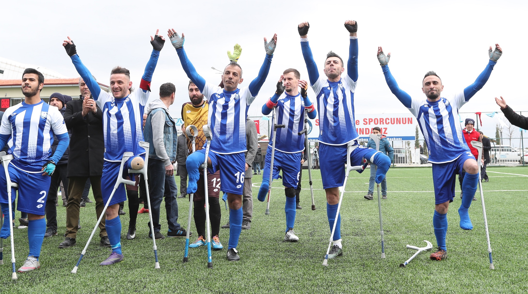 �ahinbey Ampute �kinci Yar�ya Da H�zl� Ba�lad� 8-0
