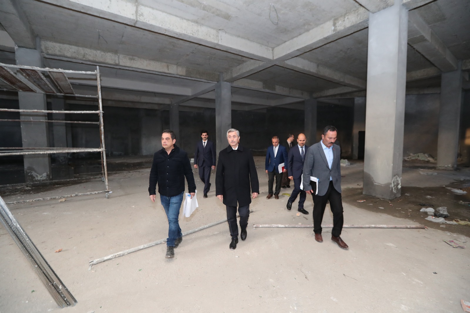 Ba�kan�m�z Yeni A�evi �n�aat�n� �nceledi
