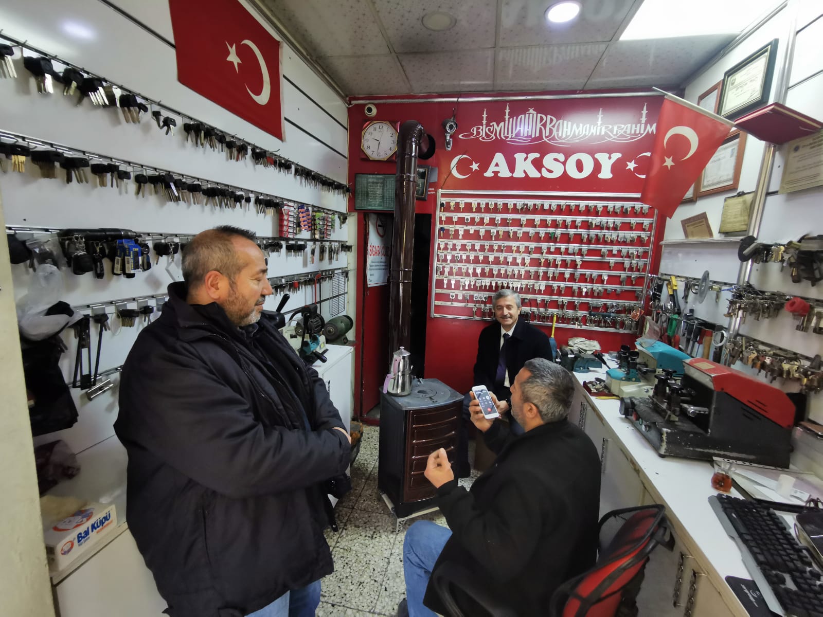 Ba�kan�m�z�n Esnaf Ziyaretleri Devam Ediyor