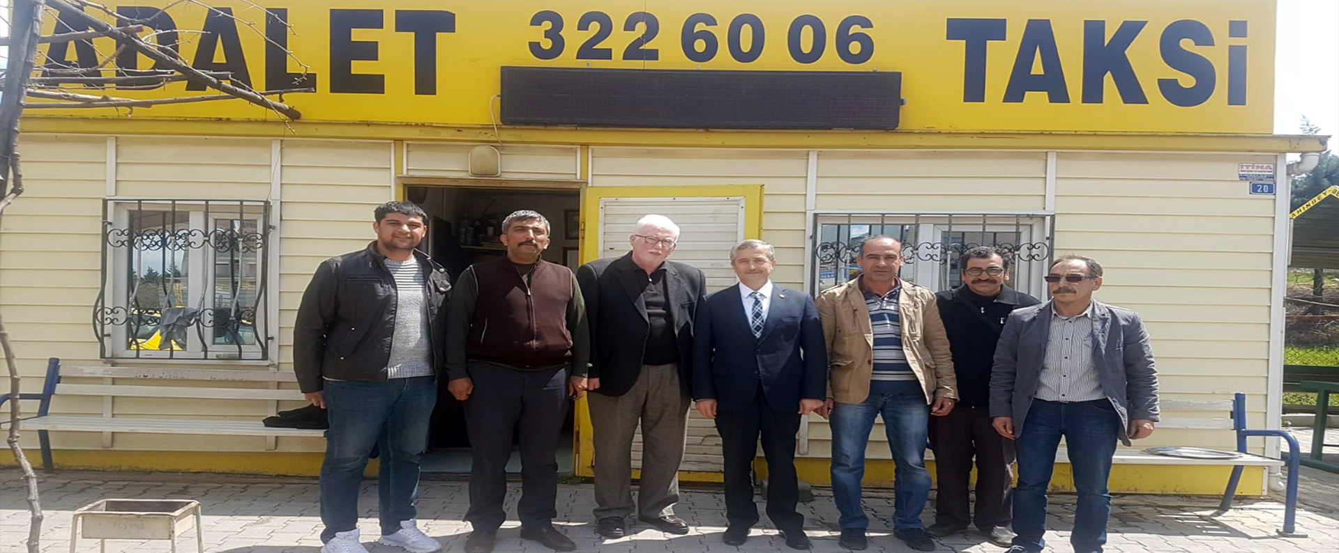 Ba�kan�m�z, Taksicileri Ziyaret Etti