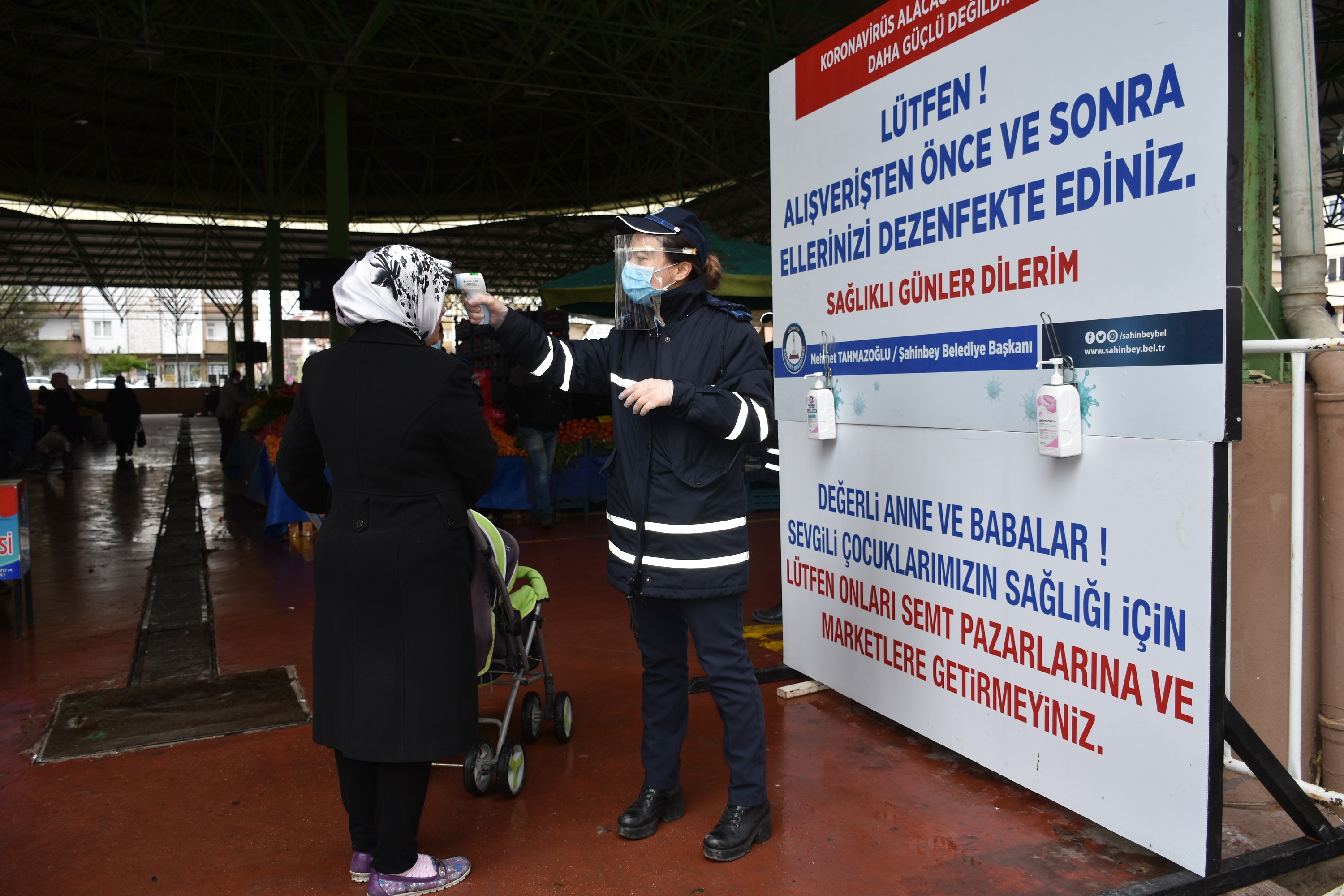 Belediyemiz Pazar Yerlerinde Tedbir Ald�