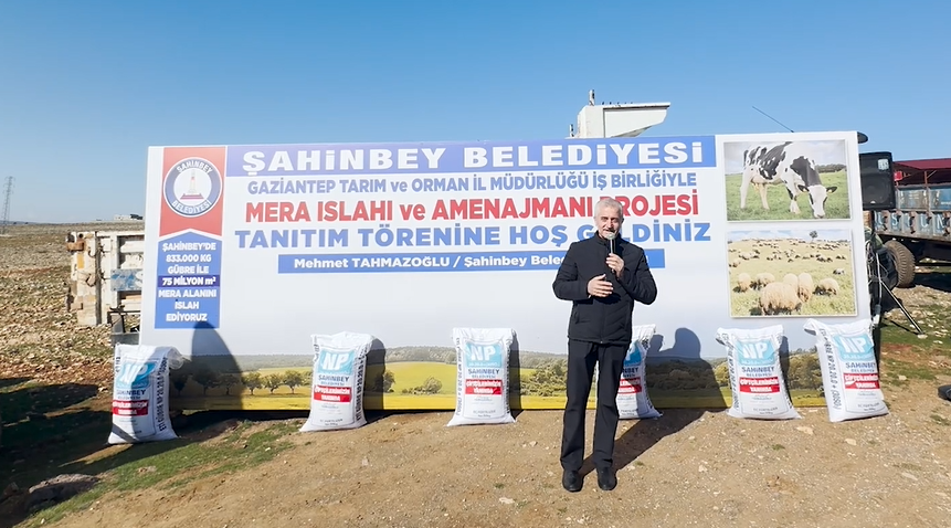 Belediyemiz 75 Milyon Metrekarelik Mera Alan�n� G�breledi