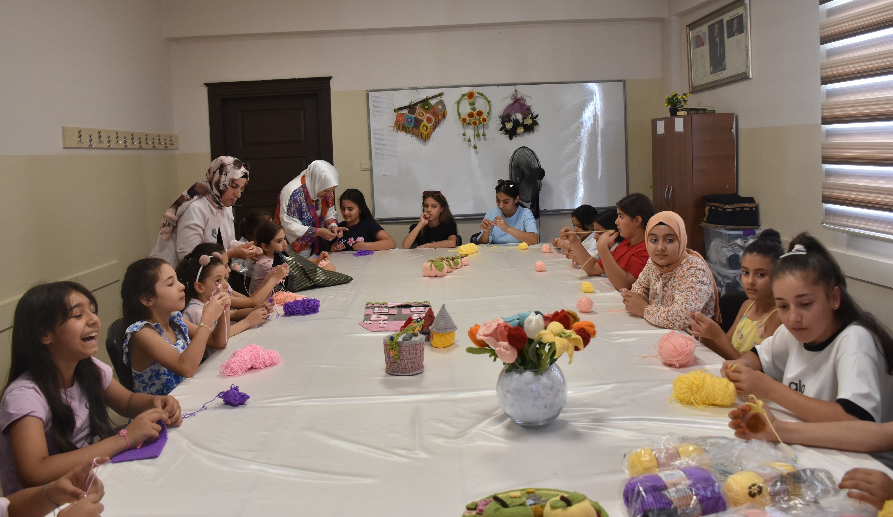 �ahinbey�de Yaz Tatili �lmek �lmek �retime D�n���yor