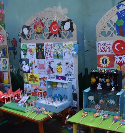 �ahinbeyli Miniklerden B�y�k Sergi