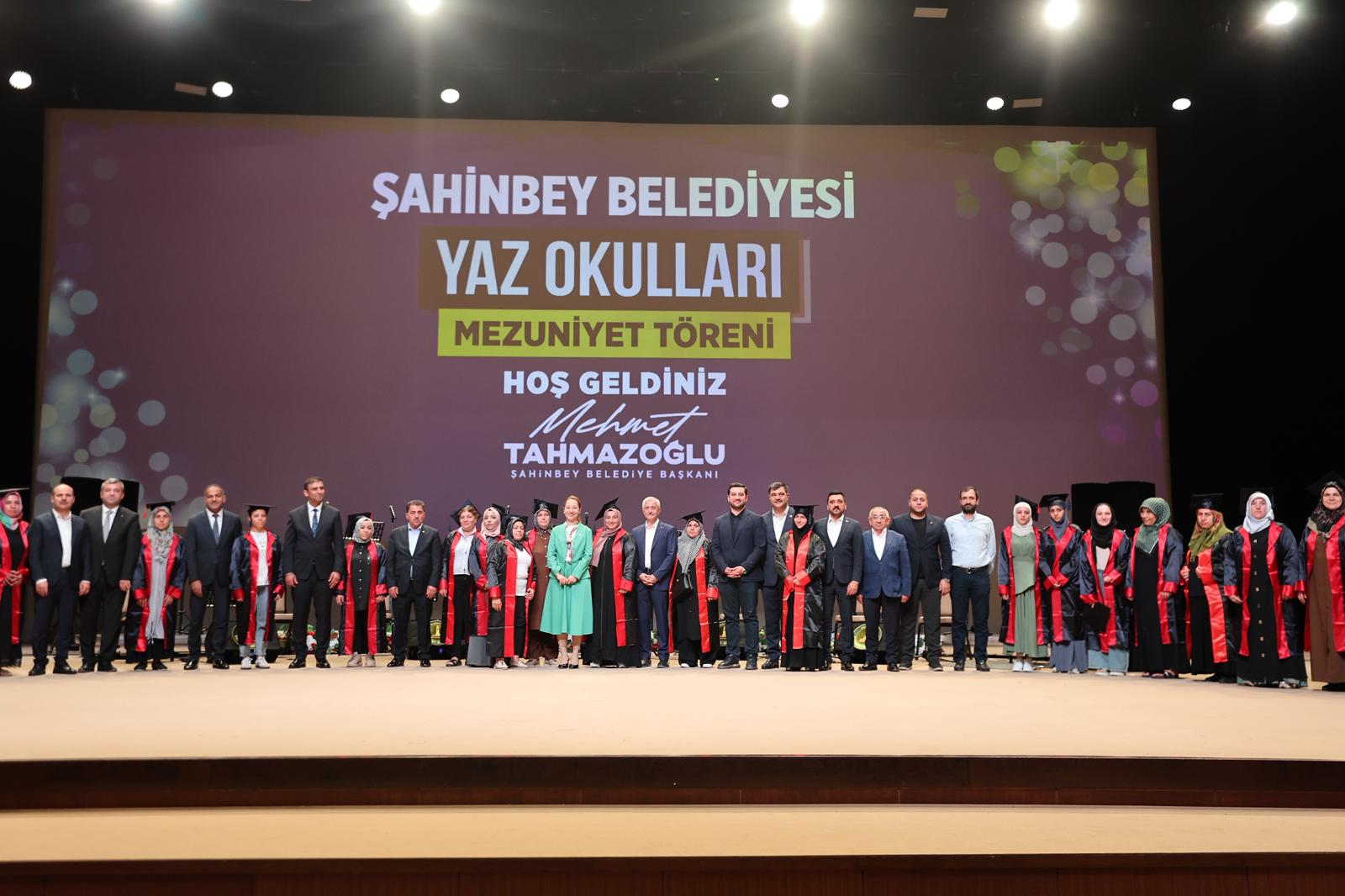 �ahinbey�de Mezuniyet Co�kusu