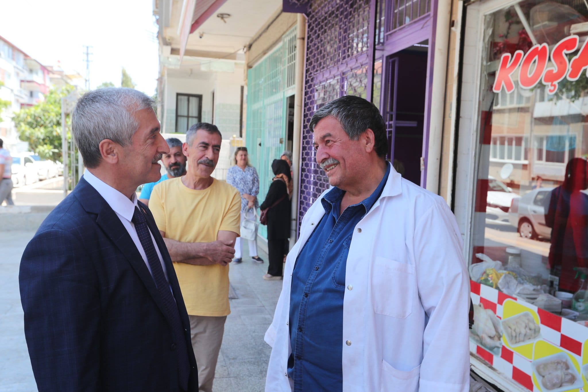 Ba�kan�m�z Esnaf Ve Vatanda�larla Bir Araya Geldi
