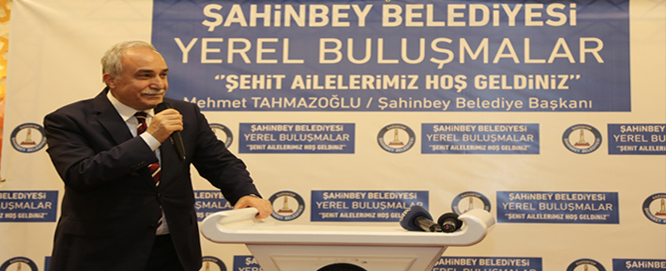 �ahinbey Belediyesi �ehit Ailelerinin Y�z�n� G�ld�rd�