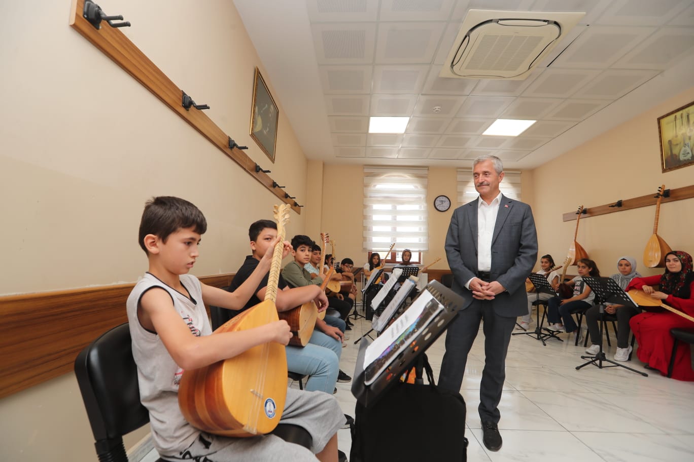 Ba�kan�m�z Kursiyerlerle Sohbet Etti