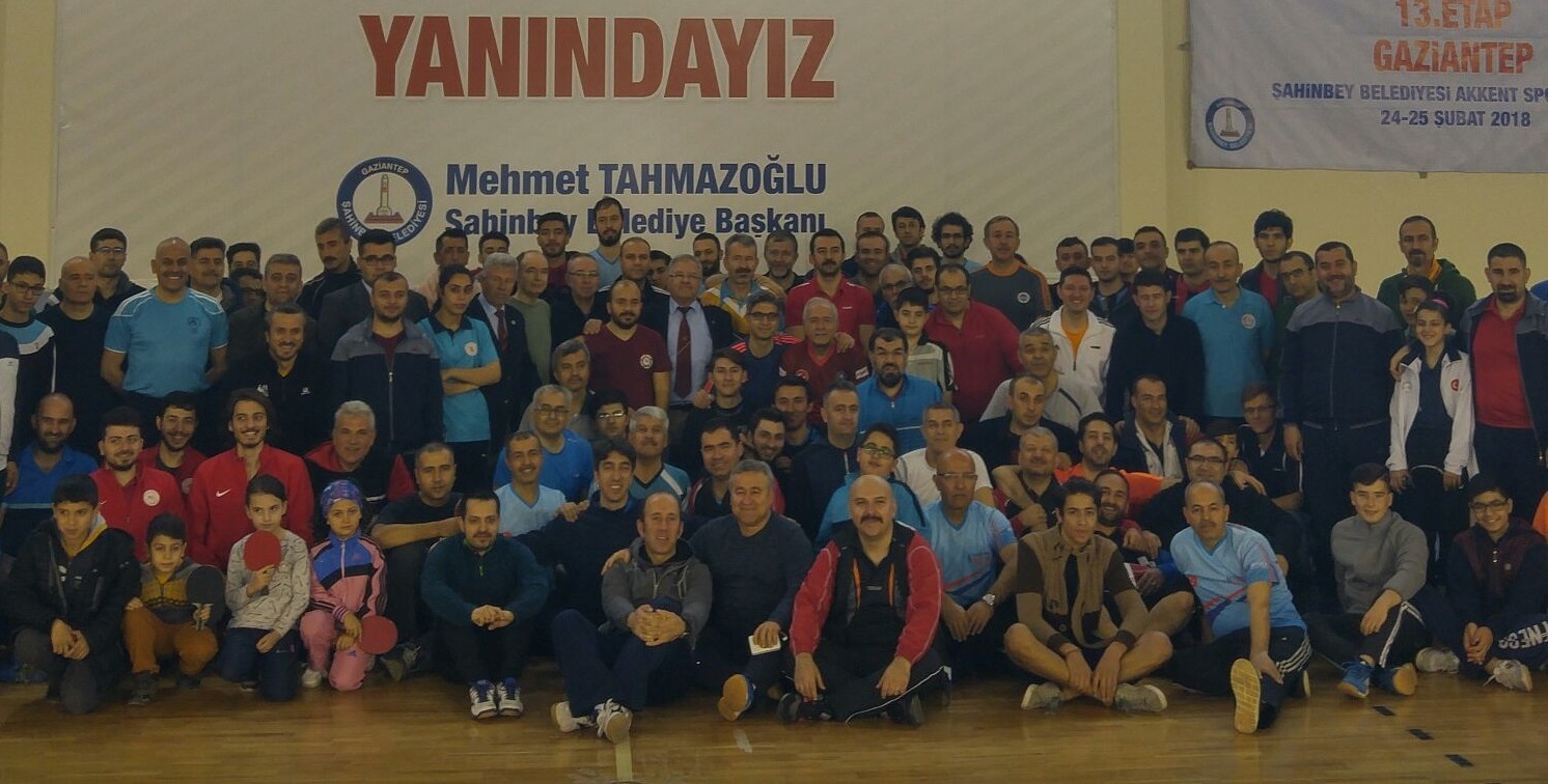 13. Etap Masa Tenisi Dostluk Ligi, �ahinbey�de Yap�ld�