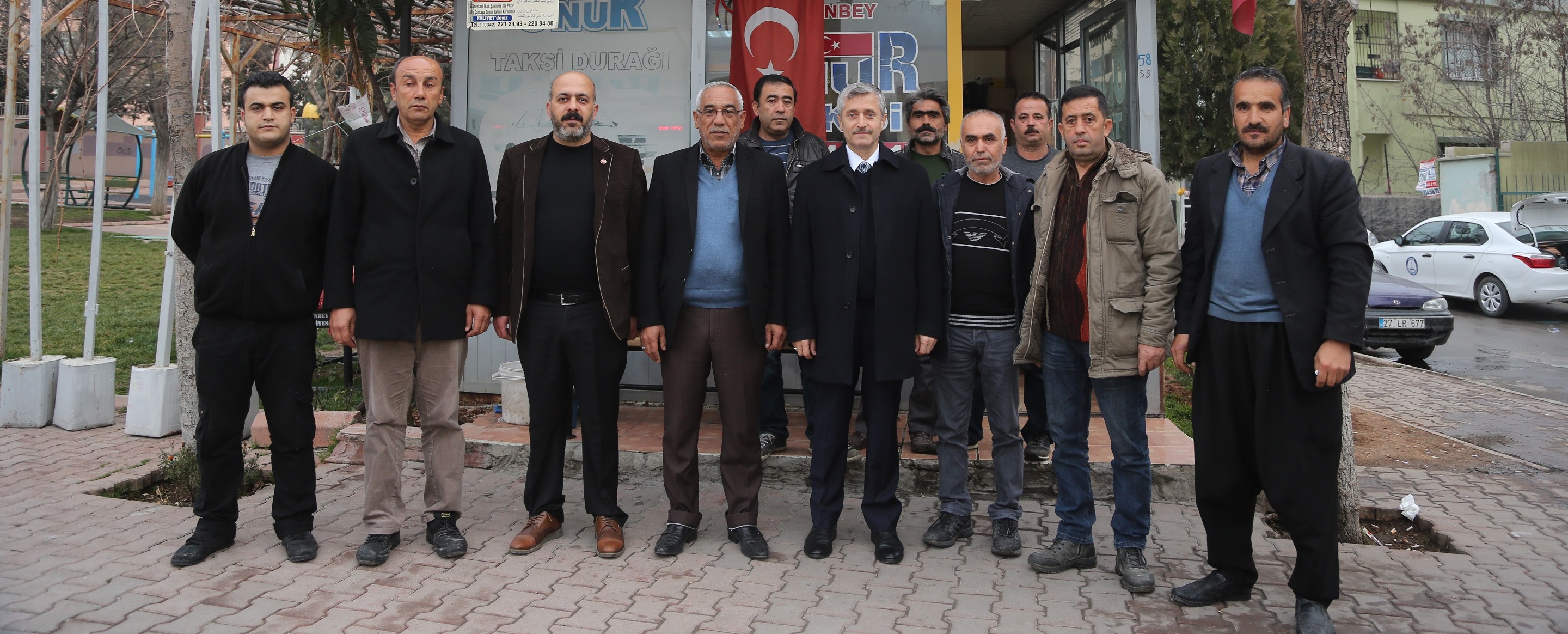 Ba�kan�m�z, Onur Taksi Dura��n� Ziyaret Etti