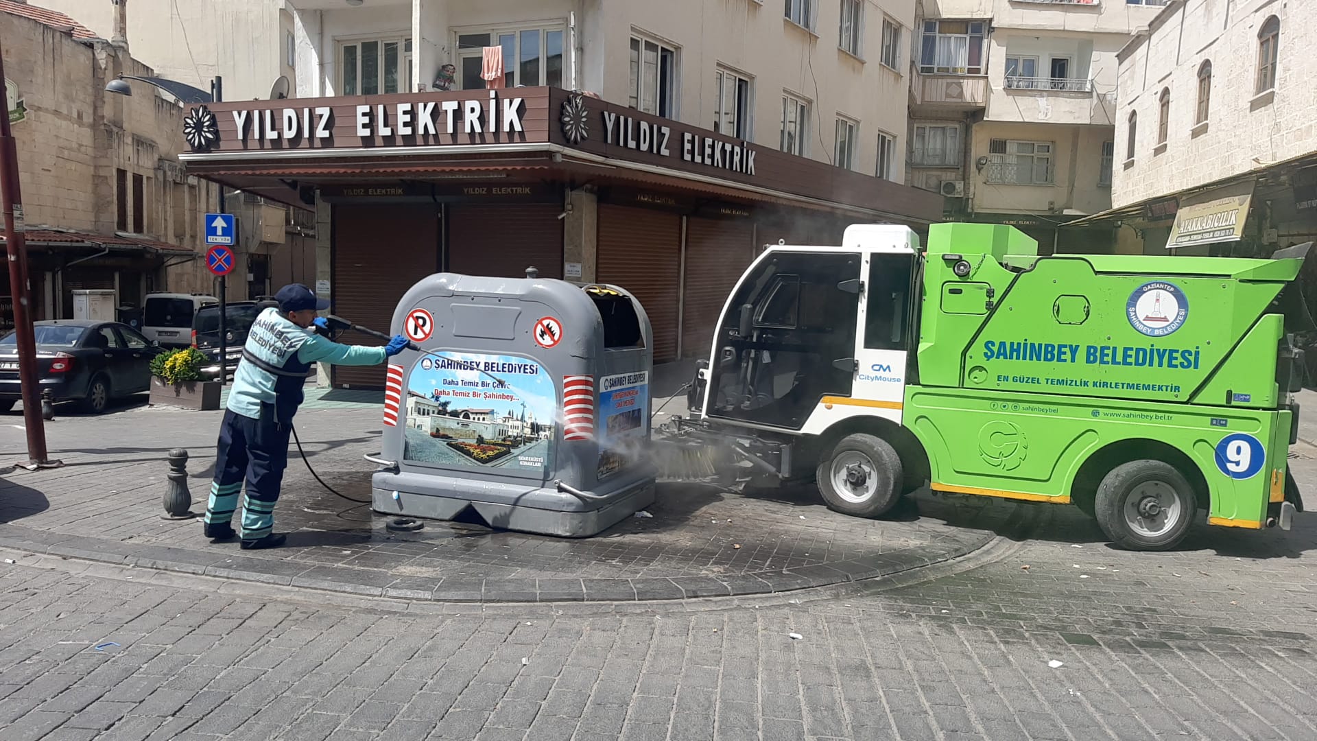 Belediyemiz Bayramda da G�rev Ba��ndayd�