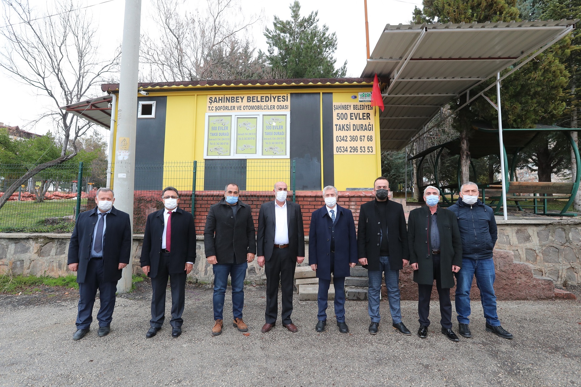 Ba�kan�m�z Taksicileri Ziyaret Etti