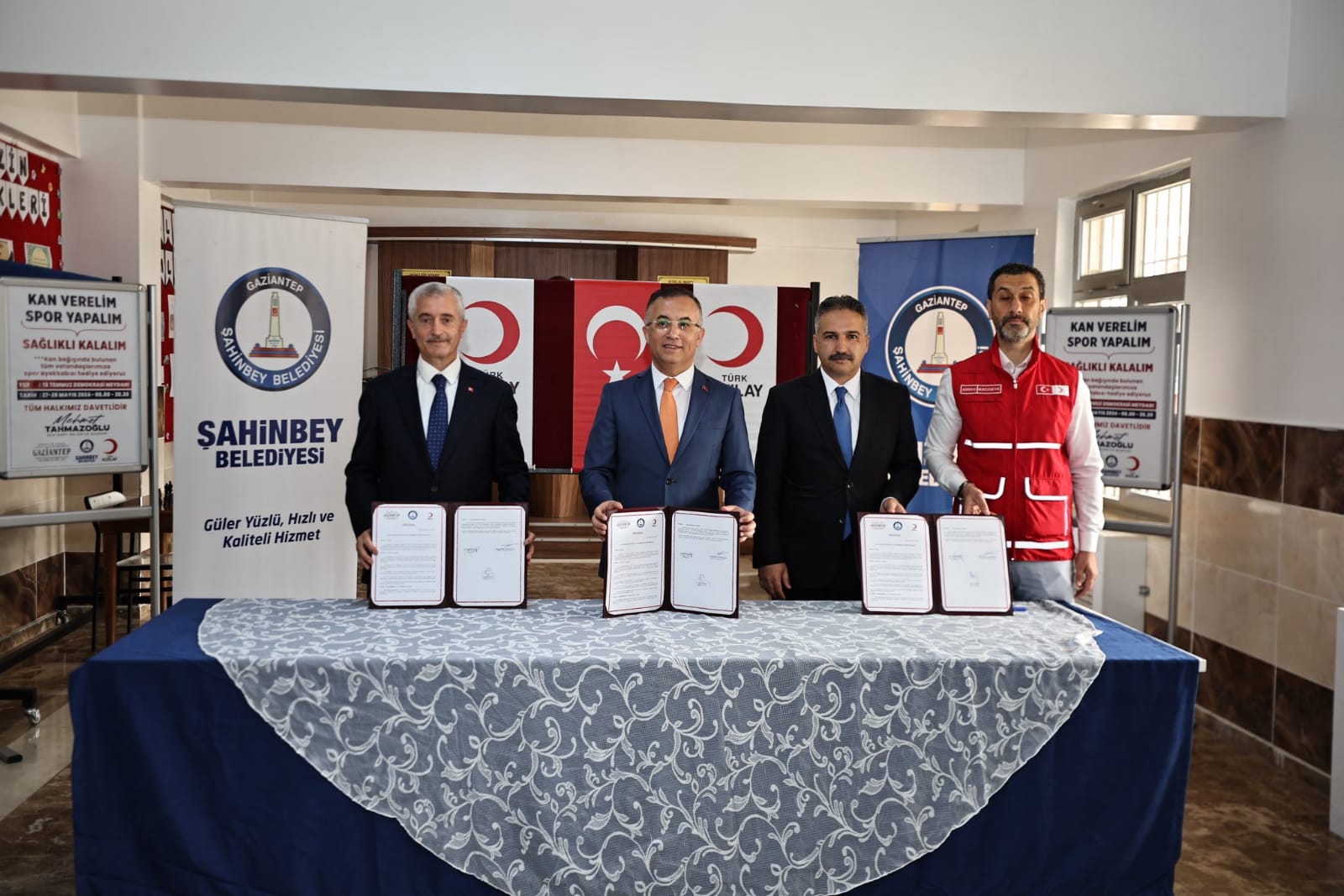 Belediyemiz Kan Ba���� Protokol� �mzalad�