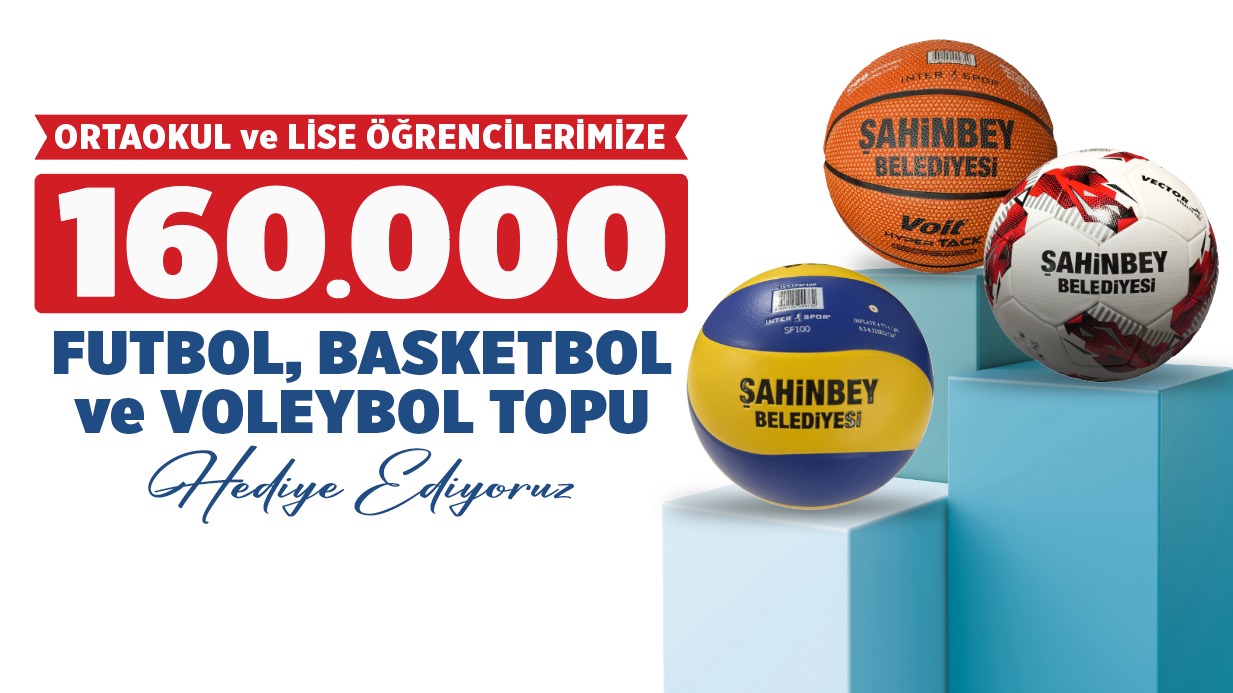 Ortaokul ve Lise ��rencilerimize Top Hediye Ediyoruz
