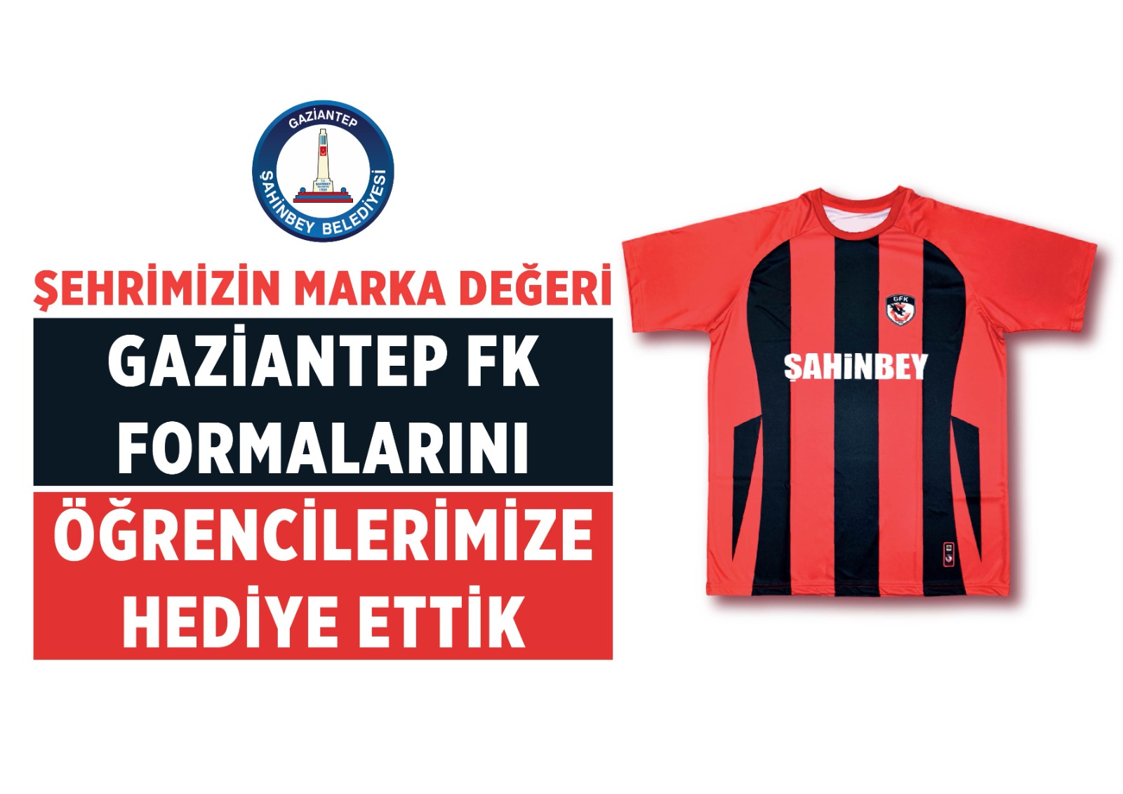Ortaokul ve Lise ��rencilerimize GFK Formas� Hediye Ettik